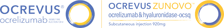 OCREVUS® (ocrelizumab) 300mg/10ml Injection for IV and OCREVUS ZUNOVO (ocrelizumab & hyaluronidase-ocsq) Subcutaneous injection 920mg